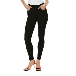 Denim Forum The Lola High Rise Skinny Black Jeans Size 26